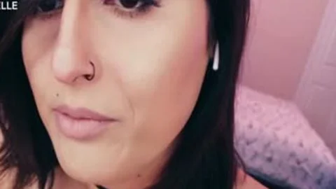 Natural tits MILF shemale likes small dick