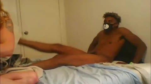 Nailing alongside ebony transsexual