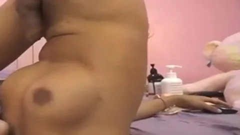 tgirl ass dildo And Self Facial