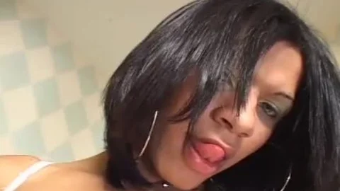 pounding trannies bareback POV 1 - Scene 2