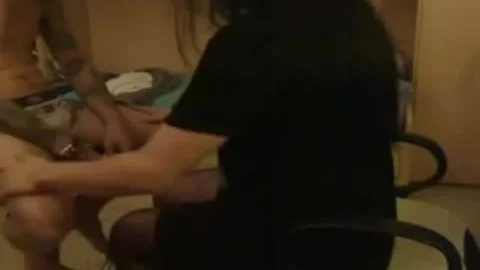 non-professional Crossdresser Sucks dick And Eats sperm YummyButt