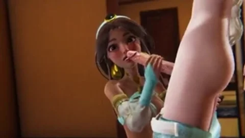 Futa Elsa Baise Jasmine  - Porno 3D