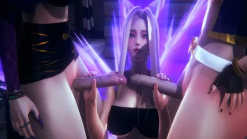 Futa - League Of Legends Triple Futa - KDA Akali, Ahri, Evelynn - 3D Porn