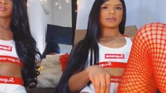 Twin ladyboy Giving Each Other A attractive cook jerking