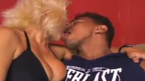 busty trannies Interracial threesome