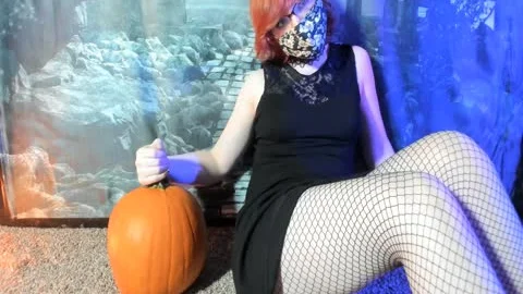 Worst Halloween special Ever: Trans girl bangs A Pumpkin