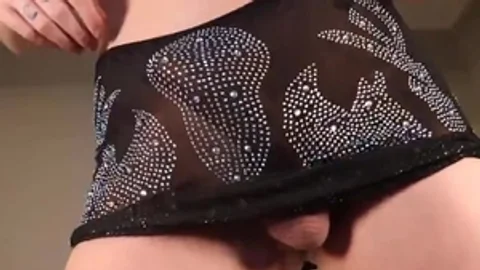 merry ladyboy Playing wang On Her sofa