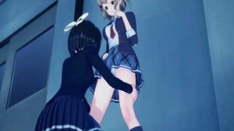 Futa Miku pounds Hibiki On A Table, Cums In Her twat. Futa manga.