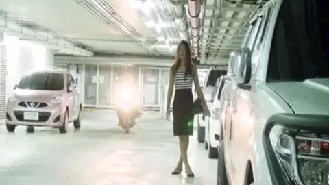 Car Park Thailand Ladyboy Pickup