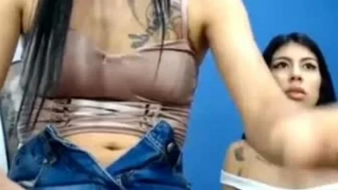 latin chick Eating thick shemale shlong
