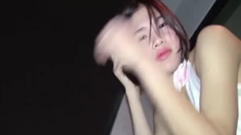 Girly lad Thai Ladyboy In The Shower