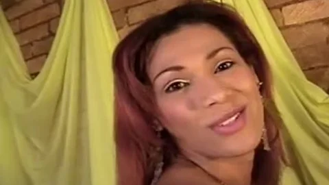 Brazilian tranny throbbing butt