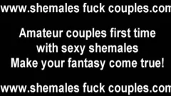 We Can Share Her large Hard sheboy penis