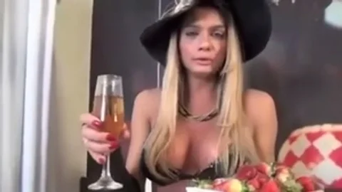busty transsexual strokeing enormous erect wang