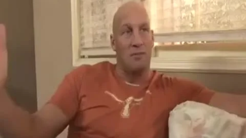 Bald strong man And Venux Lux In Mutual plow