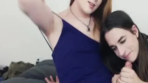 lucky guy nails monstrous dong Redhead shelady