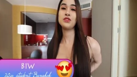 HelloLadyBoy busty lady-man deep face holes throbbing White wang