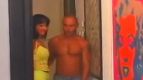 charming shemale In Threeway Copulation
