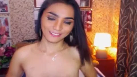 beautiful brunette hair shelady Teasing Her Viewers