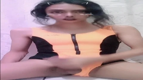 oriental ladyboy Masturbation previous to Swimming