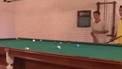 Pool Table Is perfect For Hard Threesom