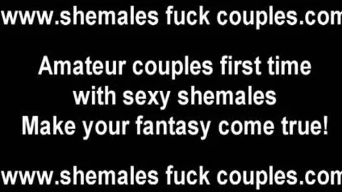 We Can Share Her large Hard sheboy penis