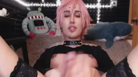 dark stockings Femboy Jerks dong