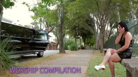 shemale WORSHIPPING WOMENS COMPILATION