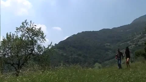Outdoor lady-man nailing