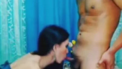 wild ladyboy Rides Her man