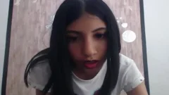 Skinny latin chick Trap Posing