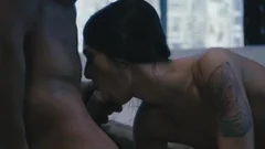 dark man fucks Ts Wife Khloes darksome hole