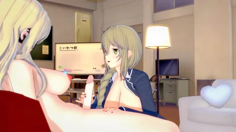 Futa Sword Maiden X Guild girl[Goblin Slayer] — 3D hentai