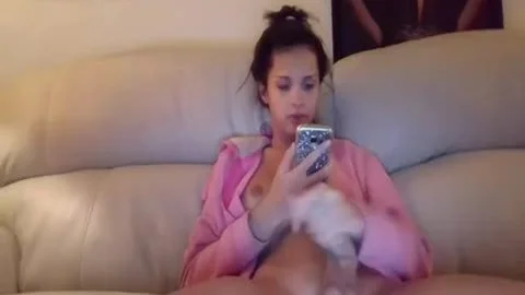 Nicole Strokes Her humongous Slab Of schlong