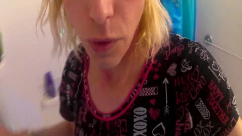 VIEWER REQUEST AUG-22 Trans Shower Time, Sorry Camera Too Close, LOL.mp4