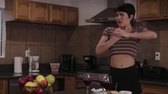 Thin t-girl Superstar Daisy Taylor Licks men dong I