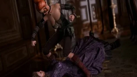 Futanari 3D dream: Dickgirls bang Each Other And Fill With cum Their mouths And booties