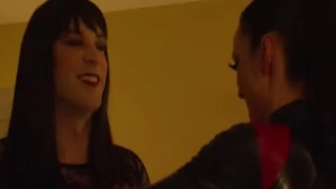 bawdy Crossdresser With Girlfriend