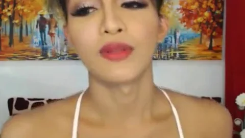 horny shemale babe Masturbate Her monstrous weenie