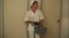 tranny Nurse gets anal Split