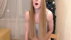 Julai large penis blonde goo flow
