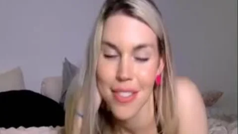 young couple lad pokes dirty blond shemale
