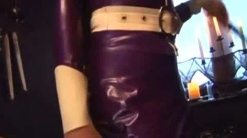 ladyboy female-dominant In Latex Use Her Female serf Well