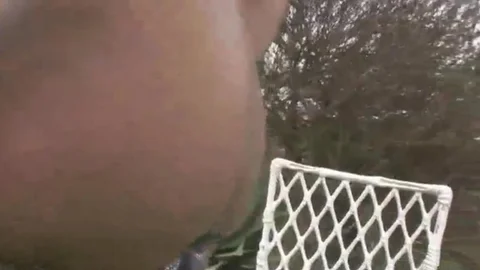 Foxy Redbj shetwink pleasantheart Tugging greetingss cock outdoors
