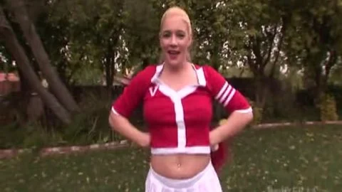 tranny Cheerleader Lucia Mathews fucked Hard