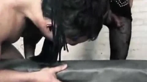 Skinny shemale hammers A lad