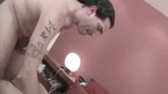 shemale Suprise lad With weenie And Let Her wazoo poke out of jo-bag And sperm Inside