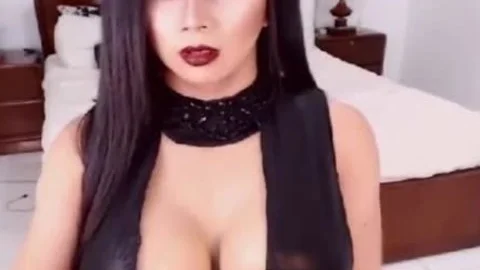 enormous Fake breasts TS Masturbates